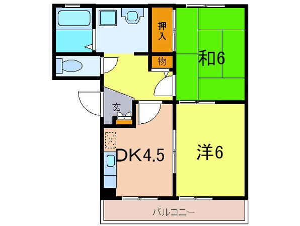 ワイズ上之町の物件間取画像